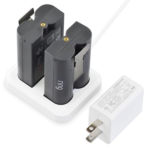 Charging Station for Ring Battery Packs,Compatible with Ring Video Doorbell-image