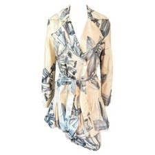 Roberto Cavalli Pre-Fall 2009 Dress Silk Belted Jacket 2 Piece Set Ensemble