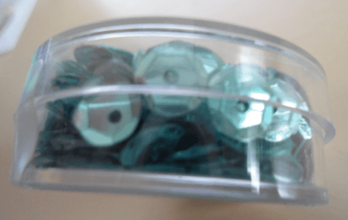 Glorex @ 1 Dose Paillettenschüssel @ 6 mm @ hellgrün @ 30 Stk. @ NEU - Bild 5 von 5