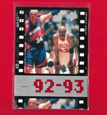 1998 Upper Deck FILM Michael Jordan 92-93 vs Charles Barkley HOF
