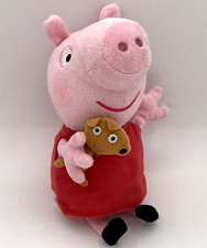 Juguete de peluche Ty Beanie Buddies Peppa Pig with Mr Teddy Bear 7" 2019