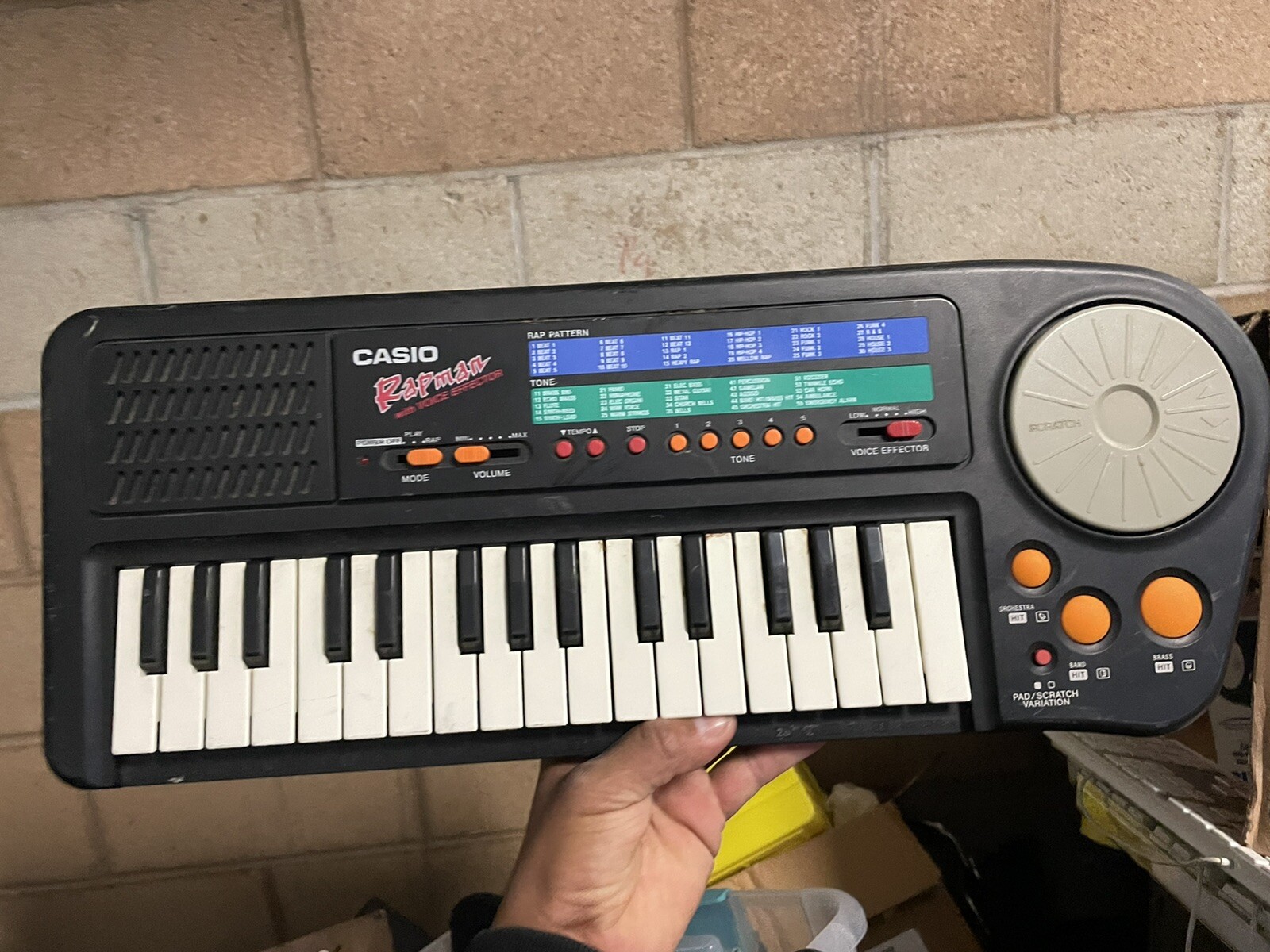 casio piano with mic
