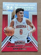 Josh Green 2020-21 Panini Contenders Playing The Numbers Game Basketball Card 30