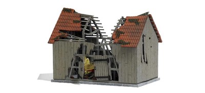 Ho Scale Buildings 1405 Dilapidated Barn Kit Ebay