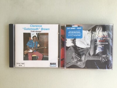Lot of 2 Clarence ''Gatemouth'' Brown CDs: 1 rare import; 1 sealed