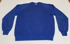 Vtg Jerzees Sweatshirt Crew Neck Tag XL Measures Like L/M Stained Grunge USA