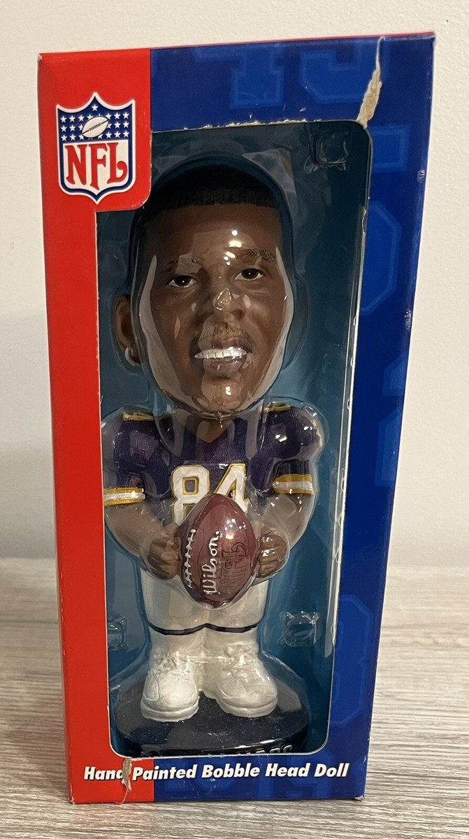 Randy Moss Minnesota Vikings Hand Painted Bobble Head Doll