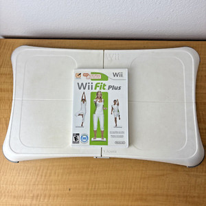 Nintendo Wii Fit Balance Board With Wii Fit Plus Video Game