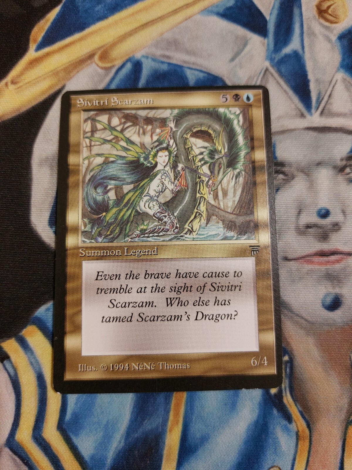 Sivitri Scarzam MTG Legends Uncommon Legendary Creature Slightly Played x1 GG3