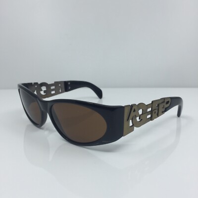 New Vintage Karl Lagerfeld Sunglasses M 4103 C. 01 Shiny Brown w/ Bronze France