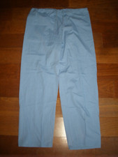 Women's Medical Scrubs Pants M Crest Light Blue T67