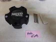 New Moto Metal Mo909 Mo959 Mo961 Matte Black Wheel Center Cap 5 Lug Only Nos