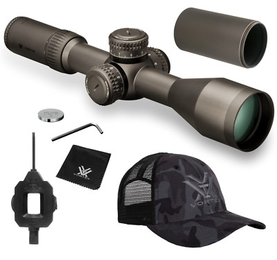 Vortex Optics Razor HD Gen II 4.5-27x56 Riflescope EBR-7C MRAD wFree Hat Bundle