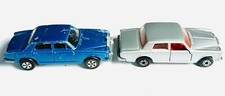 Lote Lintoy Rolls Royce Silver Shadow Blue Hecho en Hong Kong y Silver Matchbox