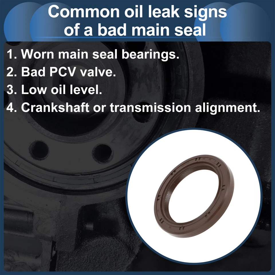 Sello de aceite del cigüeñal delantero para Mitsubishi Eclipse 1990-2012 para Outlander 03-06 Foto 3 de 4