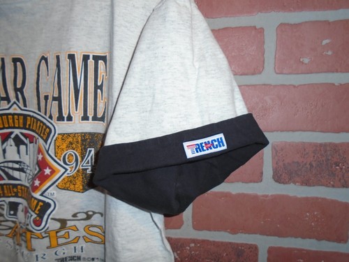 PITTSBURGH PIRATES VINTAGE 1994 ALL STAR GAME TSHIRT HEAVYWEIGHT MENS LARGE - Picture 2 of 4