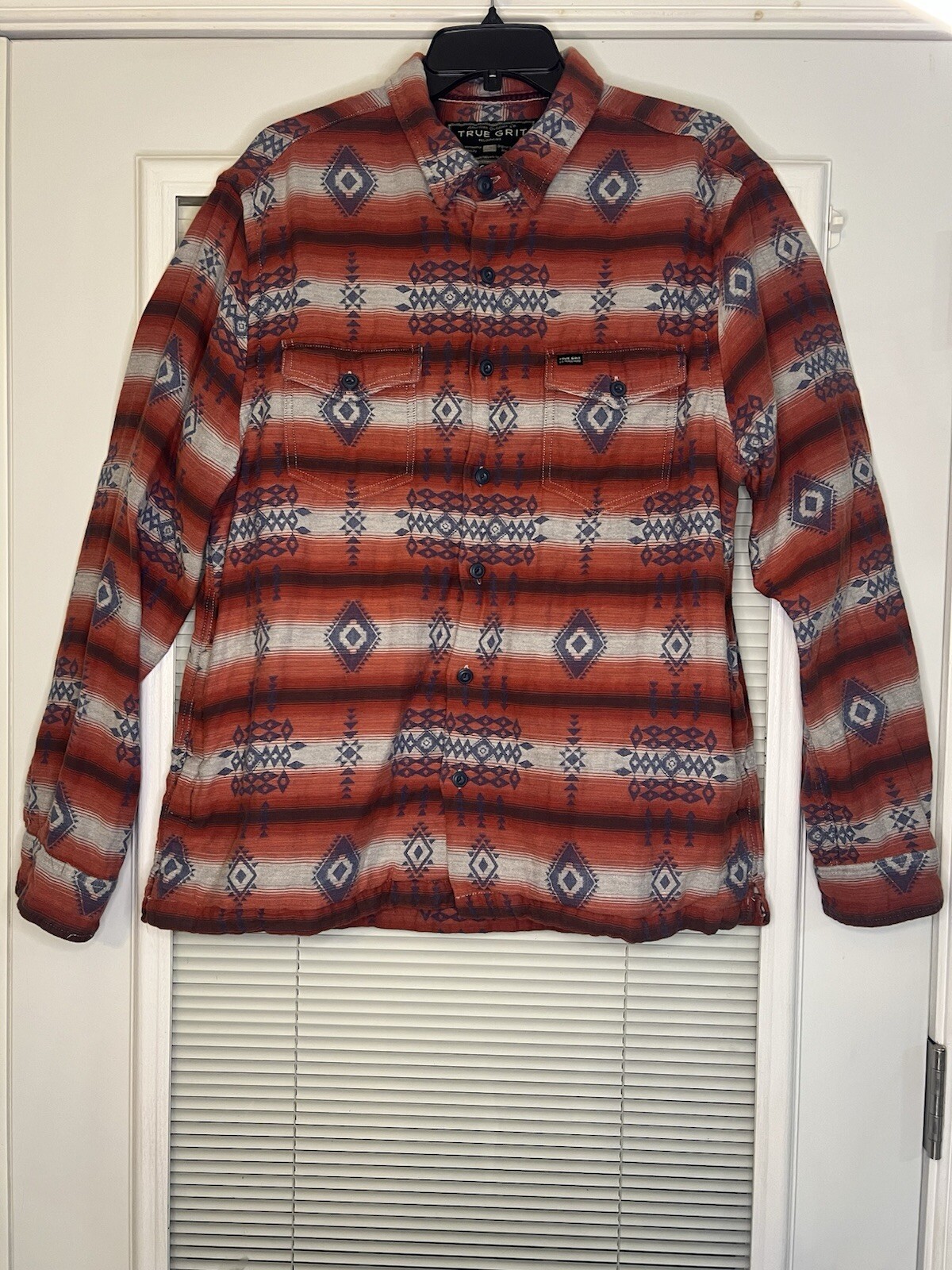 American Outdoor Co. True Grit Southwest Shirt Jacket Shacket Size XL