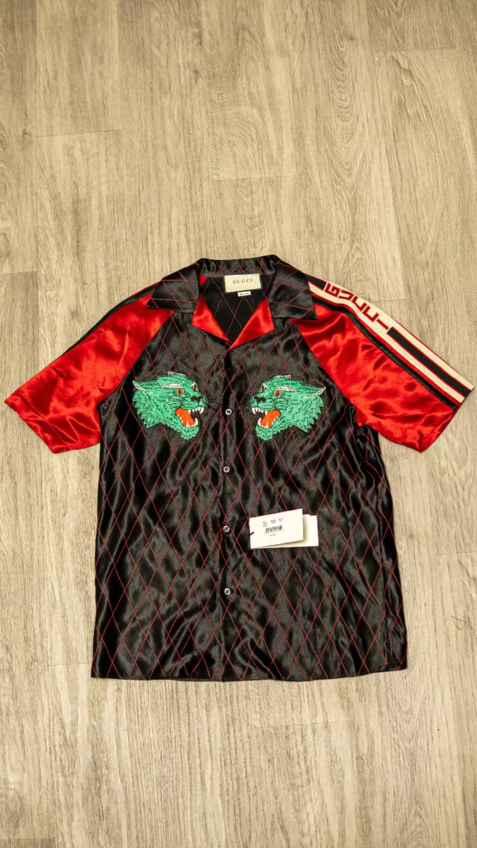 Gucci Bowling Shirt Japenese Acetate Size XL (46)