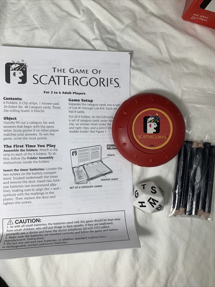 2003 The GAME OF SCATTERGORIES Parker Brothers/Hasbro Complete Game - Image 3 of 4