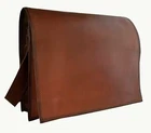 Genuine Vintage Brown Leather Messenger Shoulder Laptop Bag Briefcase For Men's