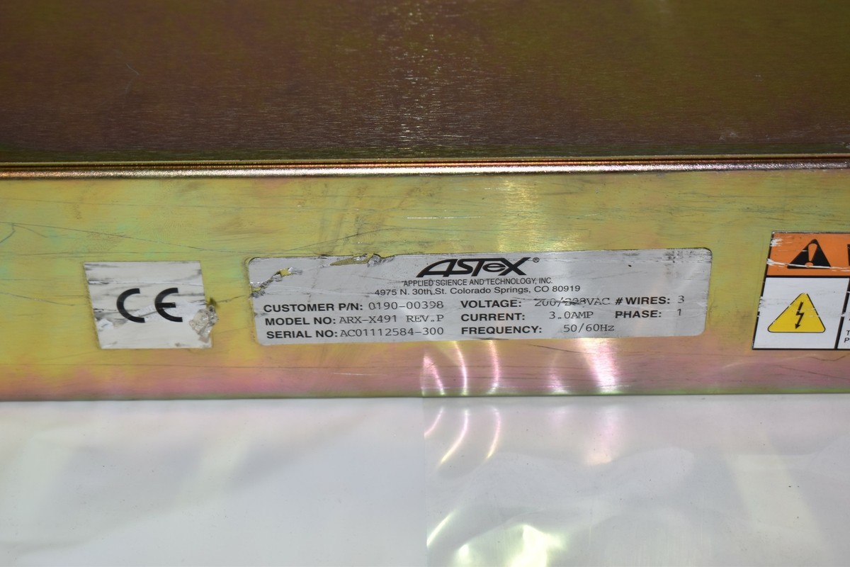 ASTEX MKS ARX-X491 MICROWAVE CONTROL MODULE AMAT 0190-00398 ASTEX MKS ARX-X491 MICROWAVE CONTROL MODULE AMAT 0190-00398