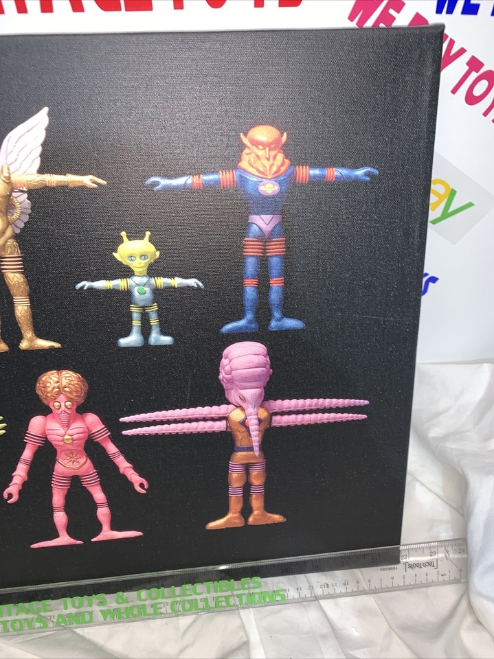 Four Horsemen Colorforms Aliens Outer Space Men COLOSSUS Canvas 16x20 ...