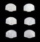 Plastic MINI button peg only fit for Grover Machine Head, White color 6p FR01W