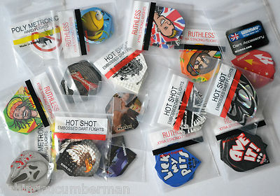 10 SÄTZE GEMISCHTE STANDARD DART FLIGHTS VERSCHIEDENE DESIGNS UND MARKEN