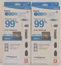 2-Lot Holmes aer1 Total Air Purifier HEPA Type A Filter HAPF30AT Bionaire Sealed