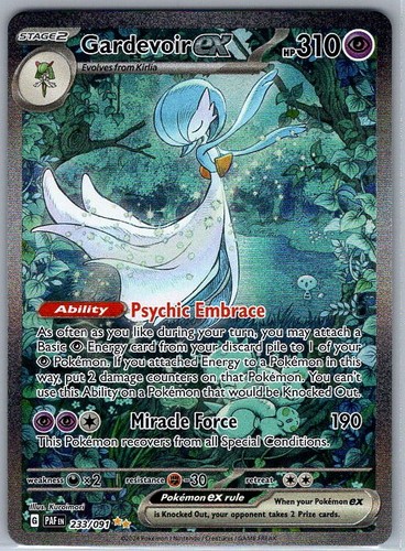 Gardevoir ex 233/091 Special Illustration Rare SV: Paldean Fates NM