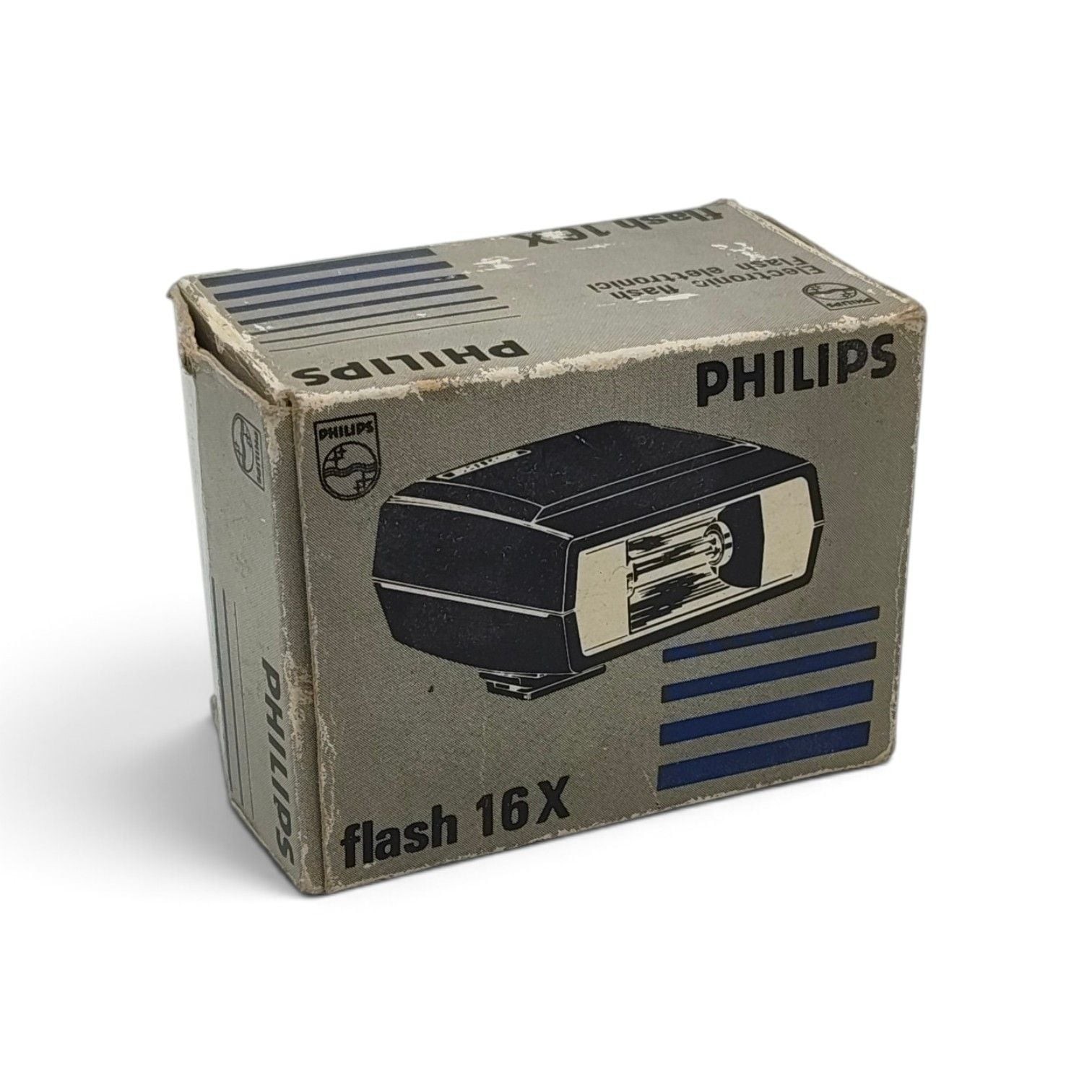 Philips Flash 16X Vintage Electronic Flash Unit with Original Box