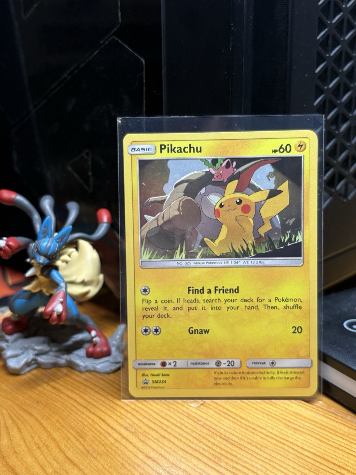 Pikachu - SM234 Holo Promo Sun & Moon Promo Pokemon Near Mint