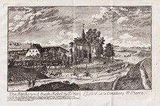 Nürnberg St. Peter Kirche Ansicht Kupferstich engraving Roth 1766