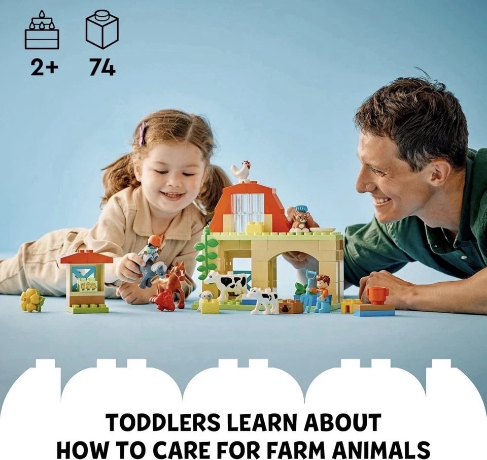 LEGO DUPLO Town Caring for Animals at the Farm 10416 - New Sealed - Image 2 of 4