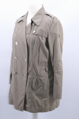   Mark Adam New York Damen Trenchcoat Jacke Gr. 44 Beige Klassisch  