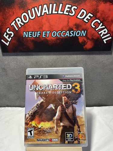 Jeu vidéo Uncharted 3 : l’illusion de Drake pour PlayStation 3 PS3 avec notice