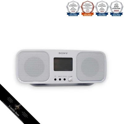 SONY CFD-S401 W CD Radio Cassette Recorder WHITE TYPE-I FM /AM Timer Japan Used - Image 1 of 4