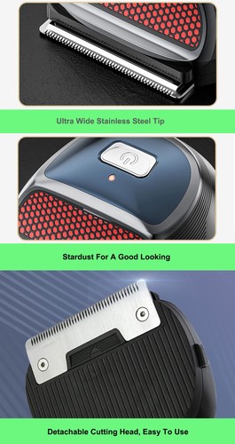 Hair Clippers, Shortcut Self-Haircut Kit for Men, Self Grooming Rechargeable ... - Bild 4 von 7
