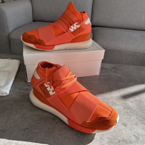 Adidas Y3 Qasa High 300 Orange Weiß Y3 Qasa NEU Gr. UK 9 - Bild 12 von 22