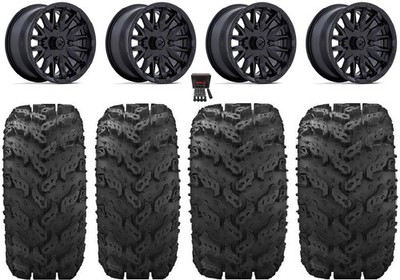 MSA Creed 14'' Wheels Black 26'' Reptile Tires Can-Am Defender