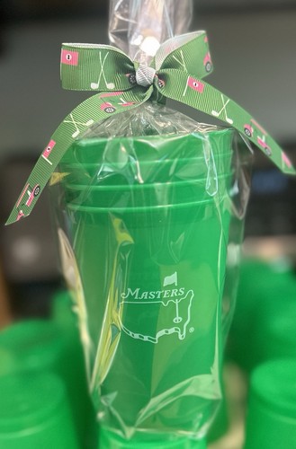Masters Augusta National Golf Club 16 oz Plastic Cups Green (set of 16-Bulk)