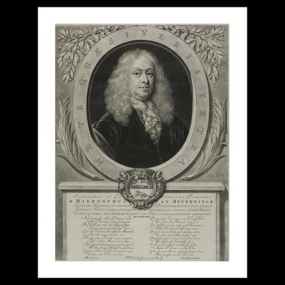 Abraham Blooteling after Everard Quirijnsz. van der Maes - Portrait of D. Hieron