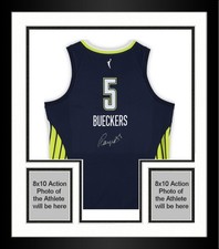 Framed Paige Bueckers Dallas Wings Signed Nike Explorer Edition Victory Jersey