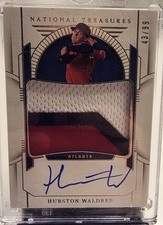 2024 Panini National Treasures - Prospect Material Signature Hurston Waldrep /99