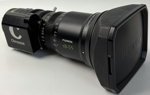 Fujinon Cine Zoom 18-55mm T2.9 (Sony Mount) Objektiv & Chrosziel CDM-MK-Z Motor