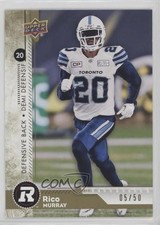 2018 Upper Deck CFL Gold 5/50 Rico Murray #126 n7r