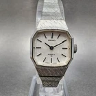 Seiko Watch Women 19mm Silver Dial Silver Tone Manual Octangon 17-3430 Runs