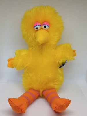 Vtg Sesame Street BIG BIRD Stuffed Animal Plush 1983 Original TAG APPLAUSE RARE
