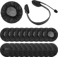 200 Pieces Disposable Headphone Ear Cover Non-Woven Sanitary Earpad Covers for M