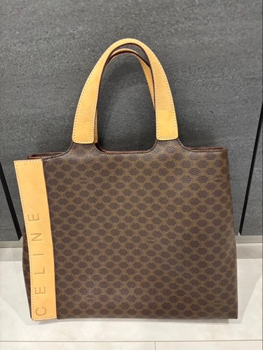 Celine Macadam Tote Bag, Used, Stylish, Finelined Design